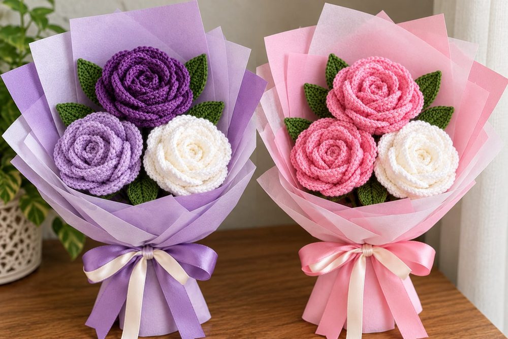 Lilac and Pink Duo